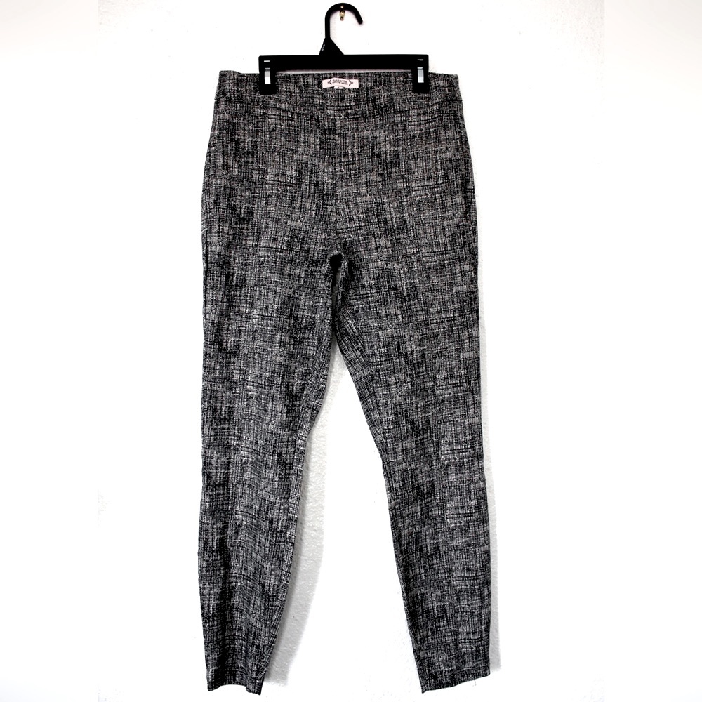 NWOT Nanette Lepore Black and White w/ gold Twill Pants size S